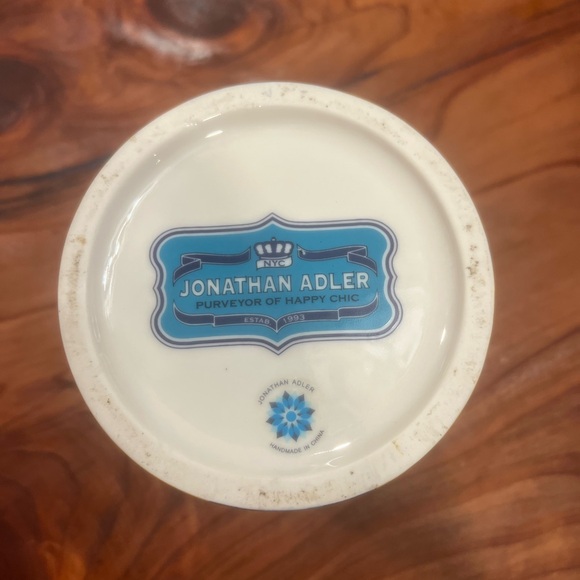 Jonathan Adler Carnaby Confections Canister Ceramic Storage Container Retired - Picture 2 of 2